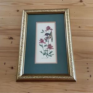 Vintage 90's Signed Carolyn Shores Wright Hummingbird Print